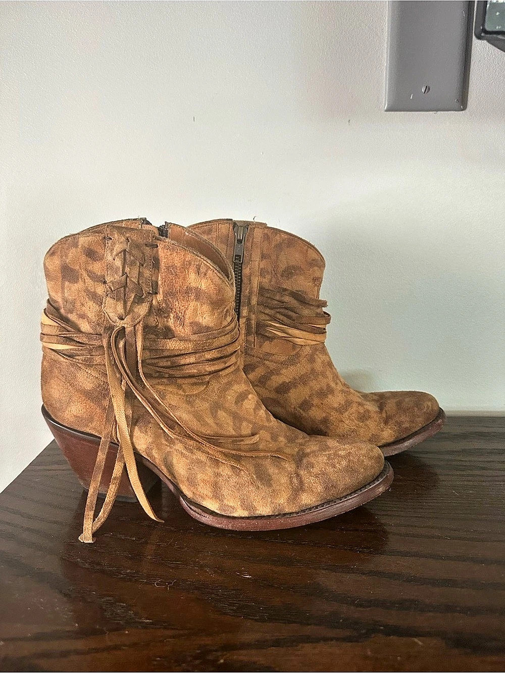 Lucchese cowboy boots booties